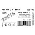 Stierač FLAT BULK (SLOT) 18"/450 mm