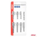 Sada adaptérov na nástrčné kľúče 9ks 1/4", 3/8", 1/2" AMiO-04931