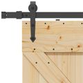 vidaXL Posuvné dvere NARVIK Prírodná a čierna 80 x 210 cm (152,5 cm)