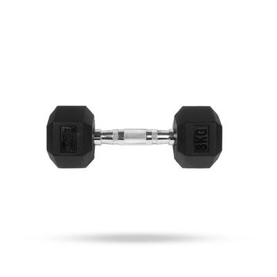 Hexagonálna jednoručka - GymBeam, čierna, 3 kg, oceľ