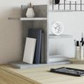 vidaXL Organizér na stôl, betónovo sivý 42x21,5x42cm, kompozitné drevo