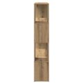vidaXL skrinka na knihy/izbový prepážka Artisan Dub 100x24x124,5 cm