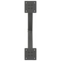 vidaXL Nohy konferenčného stolíka v tvare X, 2 ks, antracitové, 50 x (30-31) cm, oceľ