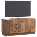 vidaXL TV skrinka Staré drevo 99 x 34,5 x 47 cm Kompozitné drevo