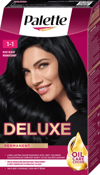 Palette 2559708 Deluxe 1-1 (909) Modročierny 50 ml