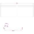 vidaXL Tesnenie garážových dverí Čierna 52 x 2 mm 5,5 m PVC