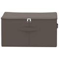 vidaXL Úložná krabica 6 ks Netkaná látka 50 x 30 x 25 cm 37,5 L Sivá