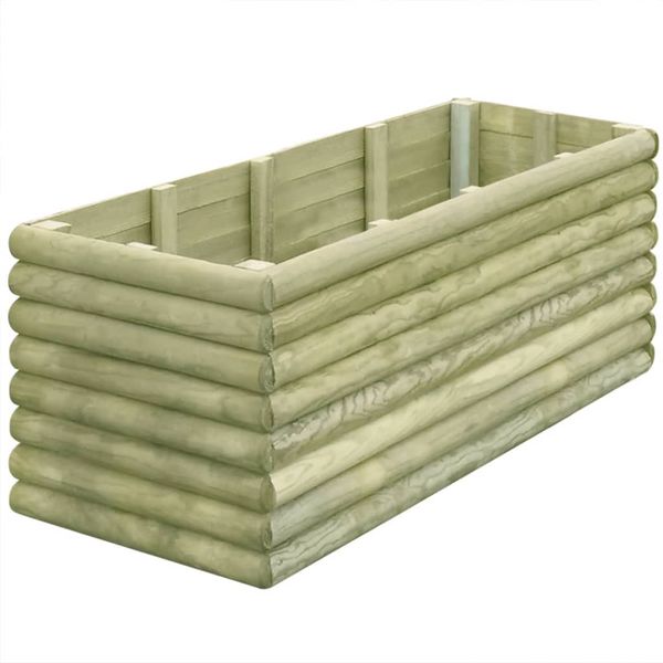 vidaXL Vyvýšený záhradný záhon 150x56x48cm, impregnovaná borovica 19mm