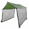 vidaXL Stanový plachty s sieťovými stenami 270 x 210 x 210 cm Zelená