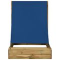 vidaXL Pieskovisko so strechou 160x100x133 cm impregnované borovicové drevo
