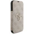 Puzdro Guess Book 4G Metal Logo pre iPhone 17 Pro ružové
