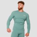 Kompresné tričko s dlhým rukávom High Blue - GymBeam, veľkosť XXL