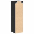 vidaXL Nástenný TV kabinet 30,5 x 30 x 110 cm Čierny dub