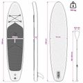 vidaXL Inflatovateľná SUP doska s plachtou TRITON 330 x 76 x 15 cm pre