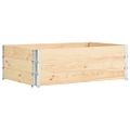 vidaXL Vyvýšené záhony 3 ks 50x150 cm borovicový masív