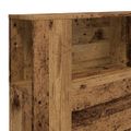vidaXL Skrinka na čelo postele staré drevo 180x18,5x102,5cm komp.drevo