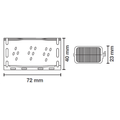 Gelová spojka SHARK 315 (balenie 1ks), so svorkami, 3x (0,5÷1,5mm2 - lanené vodiče), 1kV