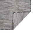 vidaXL Vonkajší koberec s plochým tkaním 80x250 cm hnedý a modrý