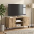 vidaXL TV skrinka 102 x 34,5 x 50 cm Dub artisan Kompozitné drevo