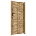 vidaXL Záhradná brána 100x175 cm, corten oceľ, štvorcový dizajn