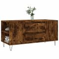 vidaXL Konferenčný stolík dymový dub 102x44,5x50 cm kompozitné drevo