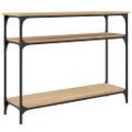 vidaXL Konzolový stolík dub sonoma 100x29x75 cm kompozitné drevo