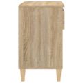 vidaXL Botník dub sonoma 70x36x60 cm spracované drevo