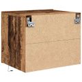 vidaXL Nočný stolík Staré drevo 50 x 39 x 41 cm Kompozitné drevo