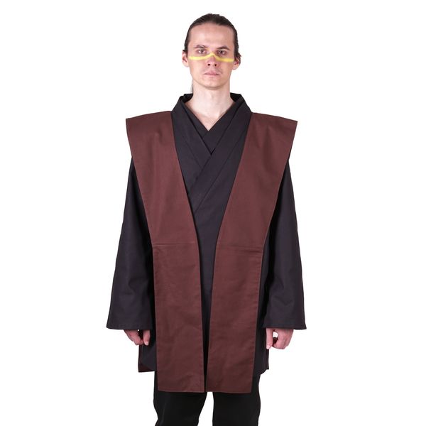 Bavlnený tabard Jedi - hnedý