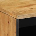 VidaXL TV skrinka Hnedá 100x33x46 cm Masívne drevo Mango