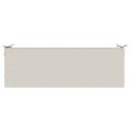 vidaXL Vankúš na lavičku SOEST 100% polyester Biela 140 x 50 x 8 cm