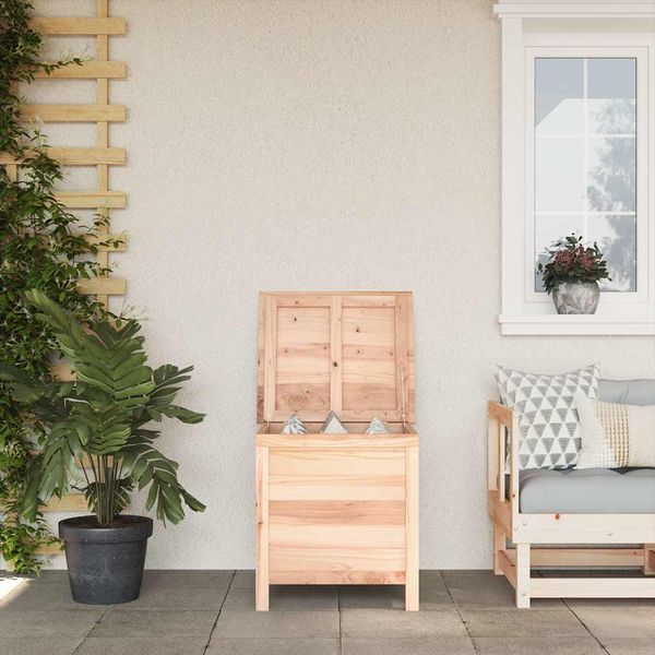 vidaXL Záhradný úložný box 50x49x56,5 cm jedľové masívne drevo