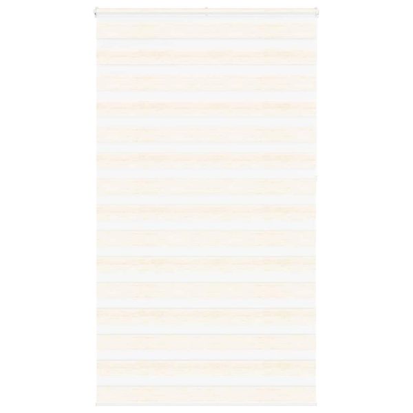 vidaXL Zebra roleta mramorová béžová 130x230 cm šírka látky 125,9 cm polyester