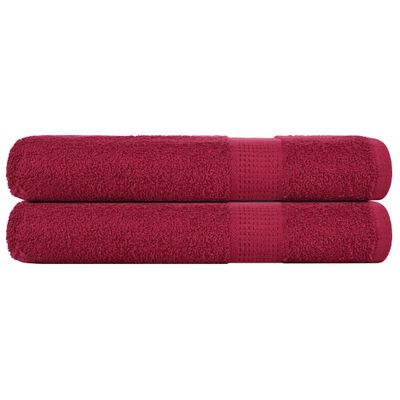 vidaXL Uteráky FROGN 2 ks bordové 100x200 cm 360 g/m²