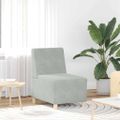 vidaXL Bezrúčková modulárna sofa jednotka 3 ks Svetlosivá Zamat
