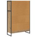 vidaXL Knižnica 80 x 30 x 121 cm Kompozitné drevo Remeselnícky dub