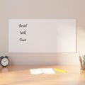 vidaXL Nástenná magnetická tabuľa biela 80x40 cm tvrdené sklo