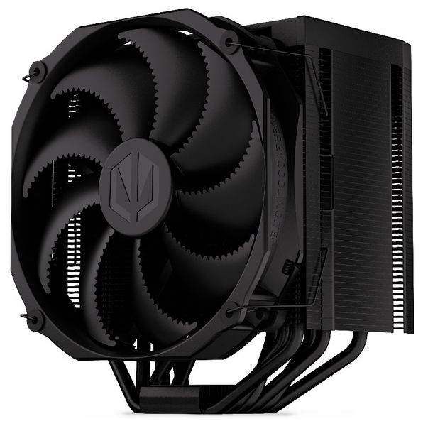 Endorfy chladič CPU Fortis 5 black / 140mm fan/ 6 heatpipes / PWM / pre Intel a AMD / čierny Chladič, pre CPU, pre Intel a AMD, socket 1851, 1700, 1200, 115x, 2011, AM5, AM4, AM3(+), AM2(+), FM2(+), 220W TDP, 140mm ventilátor