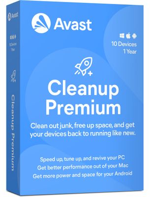 Avast Cleanup Premium až do 10 zariadení 1Y