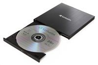 VERBATIM externá mechanika Ultra HD 4K Blu-ray External Slimline Writer (USB 3.1, USB-C) + zadarmo 25GB médium +NERO