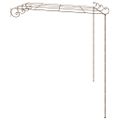 vidaXL Záhradná pergola, starožitná hnedá 4x3x2,5 m, železo