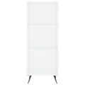 vidaXL Vysoká skrinka biela 34,5x34x180 cm spracované drevo