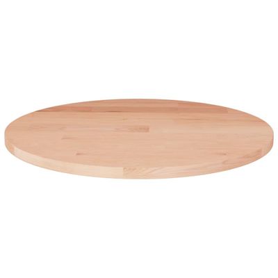 vidaXL Okrúhla stolová doska Ø40x1,5 cm neošetrený dubový masív