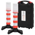 vidaXL Elektronické cestné výstražné svetlo 2 ks 10,5x8x21 cm