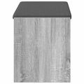 vidaXL Predsieňová lavica Sivá Sonoma 83 x 38 x 45 cm