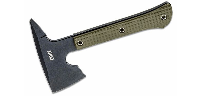 CRKT CR-2726 JENNY WREN™ COMPACT OD GREEN tomahawk/sekera 510 g, GRN, zelená, puzdro