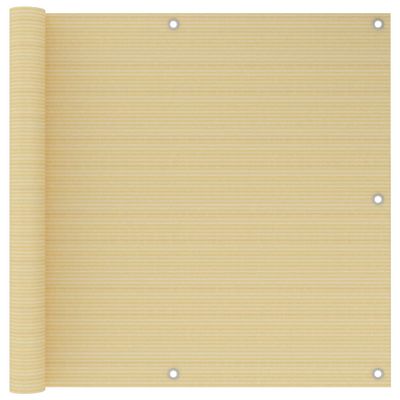 vidaXL Balkónová markíza béžová 90x300 cm HDPE