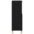 vidaXL Highboard Čierny dub 60 x 36 x 110 cm Kompozitné drevo