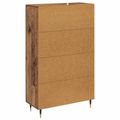 vidaXL Highboard Staré drevo 69,5 x 31 x 115 cm Kompozitné drevo