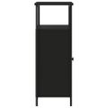 vidaXL Komoda čierna 70x30x80 cm kompozitné drevo